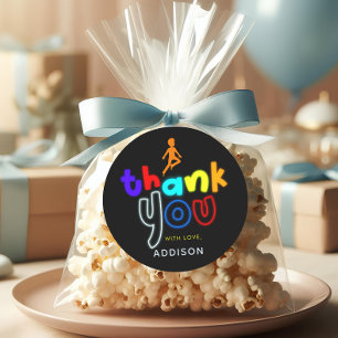 Adesivo Meninos Legal Jump Neon Trampoline Favor de Aniver