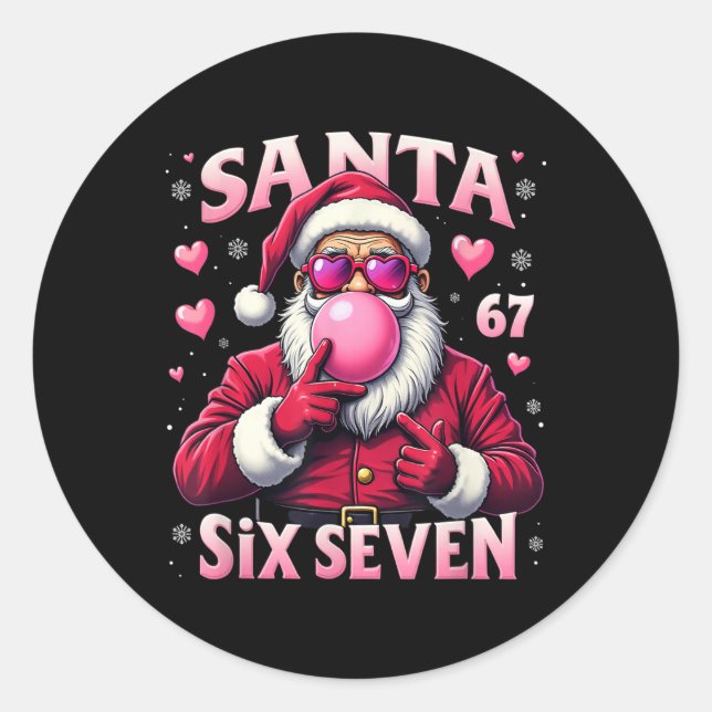 Adesivo Meninos Meninas Natal Meme Rosa (Frente)