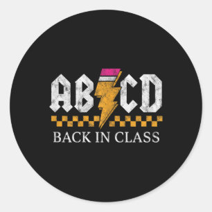Adesivo Meninos Meninas Professores Rock Volta às Aulas Ab