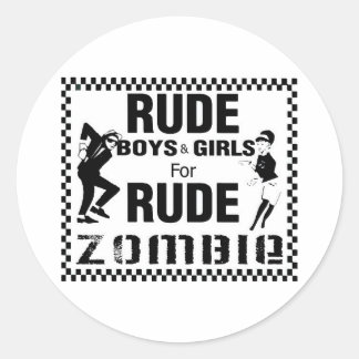Adesivo Meninos rudes e meninas para zombie rude
