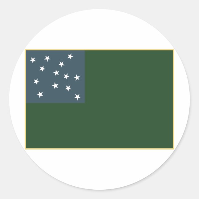 Adesivo Meninos verdes da montanha e a bandeira da (Frente)