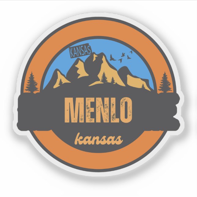 Adesivo Menlo, Kansas (Frente)