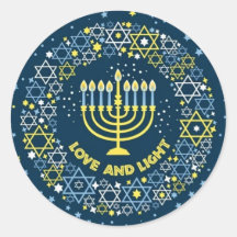 Menorá de Hanuká Estrela de Davi Coroa de Flores