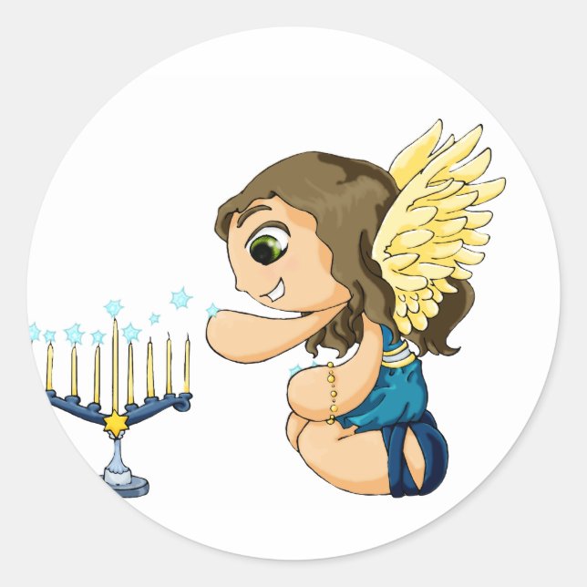 Adesivo Menorah Angel (Frente)