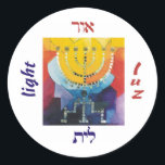 Adesivo Menorah Light<br><div class="desc">adesivo</div>