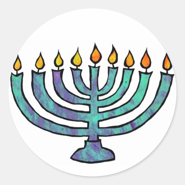 Adesivo Menorah Stickers (Frente)