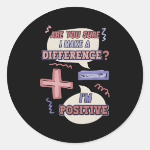 Adesivo Menos E Mais Sinais Matemáticos