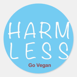 Adesivo Menos Prejuízo - Ir Vegan (Versão Leve)