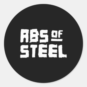 Adesivo Mens Abs De Construção De Malhações De Aço