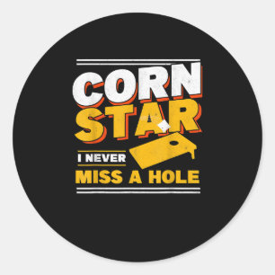 Adesivo Mens Corn Star Eu Nunca Perco Uma Cornualha
