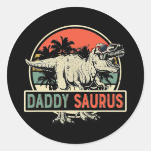 Adesivo Mens Daddysaurus T rex Dinossauro Pai Saurus