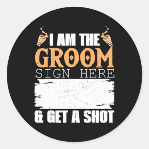 Adesivo Mens, Eu Sou O Sinal De Groom.
