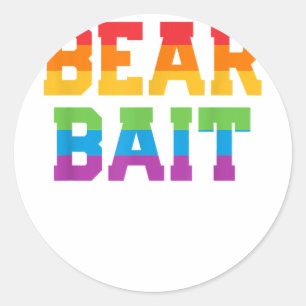 Adesivo Mens Gay Cruising BEAR BAIT Rainbow Flag Orgulho g