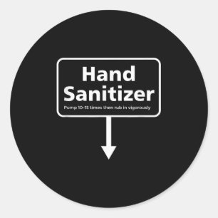 Adesivo Mens Hand Sanitizer - Feliz Natal De Humor Adulto