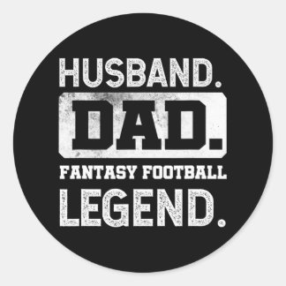 Adesivo Mens Husband Pai Fantasy Legenda de Futebol