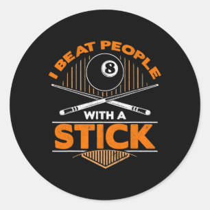 Adesivo Mens I Beba Pessoas Com Uma Bola De Bola Do Stick