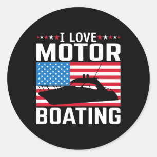 Adesivo Mens I Love Motor Barco Teto Nitro B