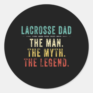 Adesivo Mens Lacrosse Pai Gift Lacrosse Man My