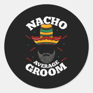 Adesivo Mens Nacho Média do Groom Engraçado