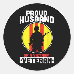 Adesivo Mens Orgulhosos Marido De Um Veterano Vietnã Ameri