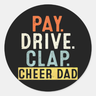 Adesivo Mens Pay Drive Clap Cheerhead Pai Padre