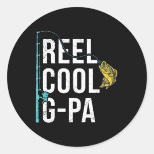 Adesivo Mens Reel Legal Camisa De Pesca G-pa Engraçada Avô