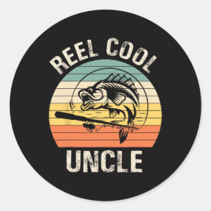 Adesivo Mens Reel Tio Legal Pescar Presente Engraçado Para