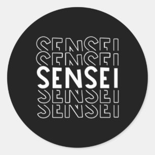 Adesivo Mens Sensei Artes Marciais Karate Judo Training Co