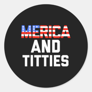 Adesivo Mens Womens 4 De Julho - Engraçada Merica