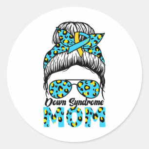 Adesivo Mensageiro Bun Sungl Leopard Down Síndrome de Sens