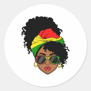Adesivo Mensageiro Negro História Mês Camisa Afro-American