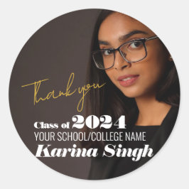 Adesivo Mensagem de Festa de formatura moderna