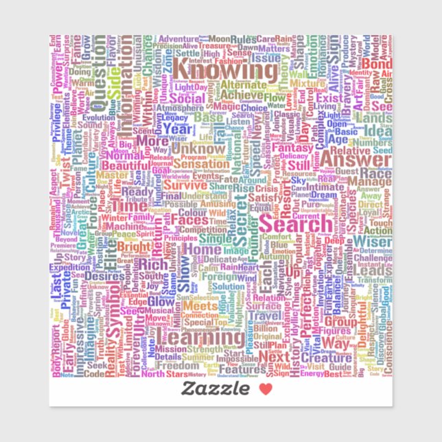 Adesivo Mensagem de MothssTexte Motif do Apêndice de Pergu (Folha)