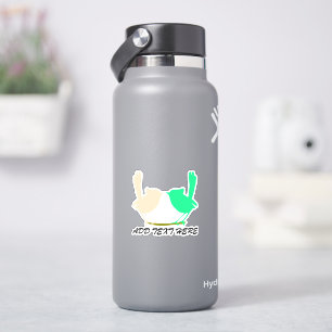 Adesivo Mensagem DIY, pássaros rosa e verde se beijando no