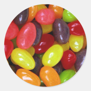 Adesivo Mensagem do doce dos Jellybeans
