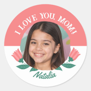 Adesivo Mensagem Personalizada de Nome de Fotografia Dia d