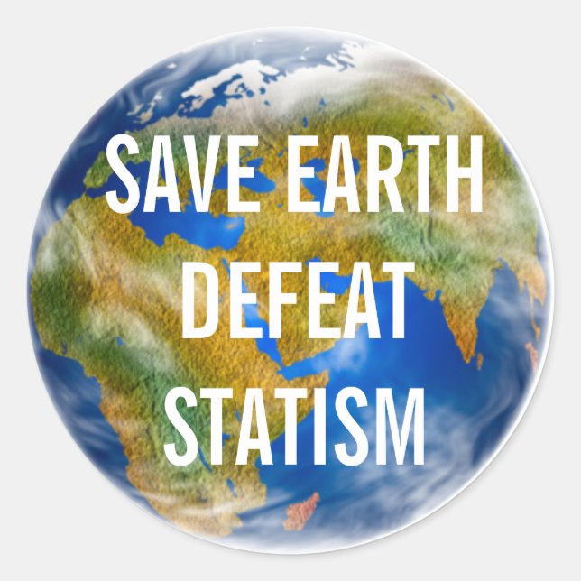 Adesivo Mensagem Personalizada Para O World Sticker (Frente)