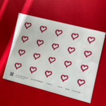 Mensagem - um coração desenhado imperfeitamente, m