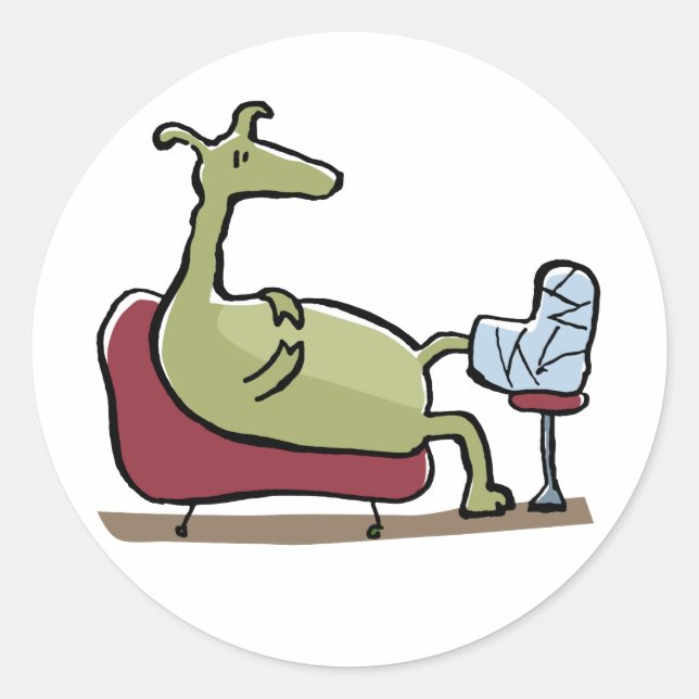 Adesivo mensagens de melhoras  (Frente)