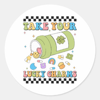 Adesivo Mental Awareness Take Your Lucky Charm Pills Healt