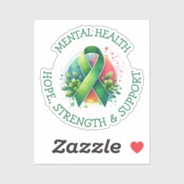 Adesivo Mental Health Awareness - Support Strength Support