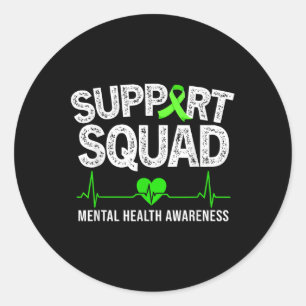 Adesivo Mental Health Support Squad Ribbon Awarties Men W