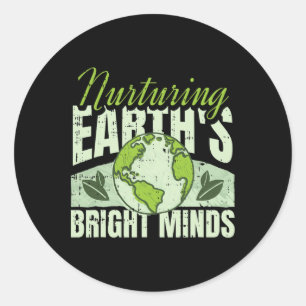 Adesivo Mente Brilhante O Ambiente do Dia da Terra