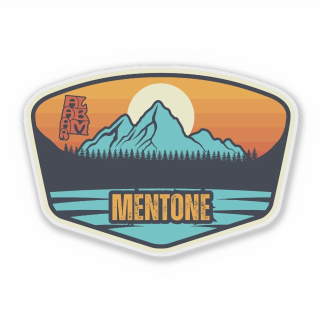 Adesivo Mentone, Alabama (Frente)