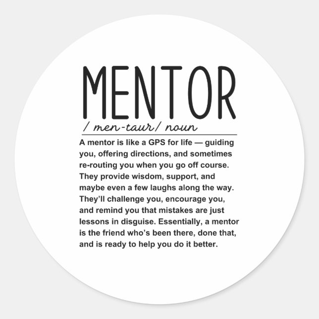 Adesivo Mentor (Frente)