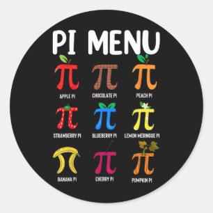 Adesivo Menu Pi 3.14 Símbolo Pi - Professor de Matemática