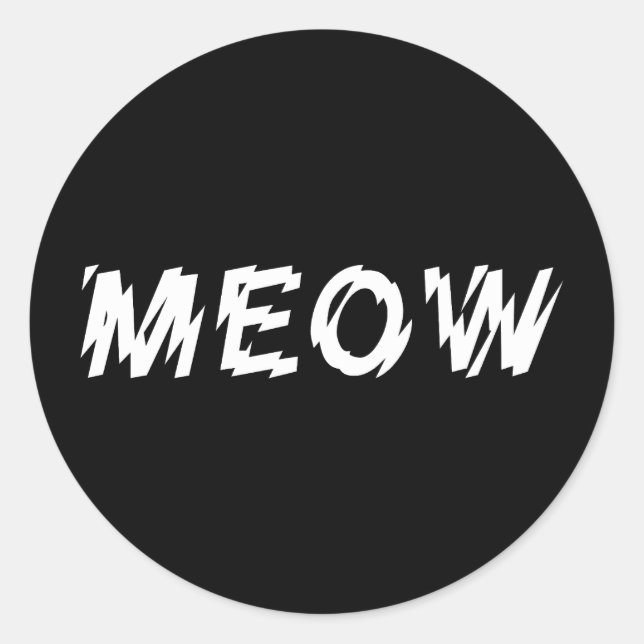 ADESIVO MEOW STICKERS (Frente)