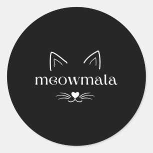 Adesivo Meowmala Maluca Senhora de Gato