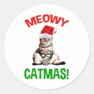Adesivo Meowy Catmas!