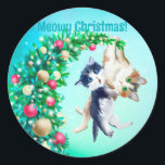 Adesivo Meowy Christmas<br><div class="desc">Meowy Christmas</div>